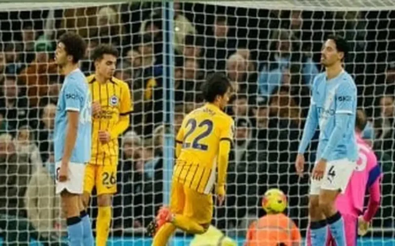 مواجهة قوية.. تعادل برايتون أمام مانشستر سيتي في الدوري الإنجليزي